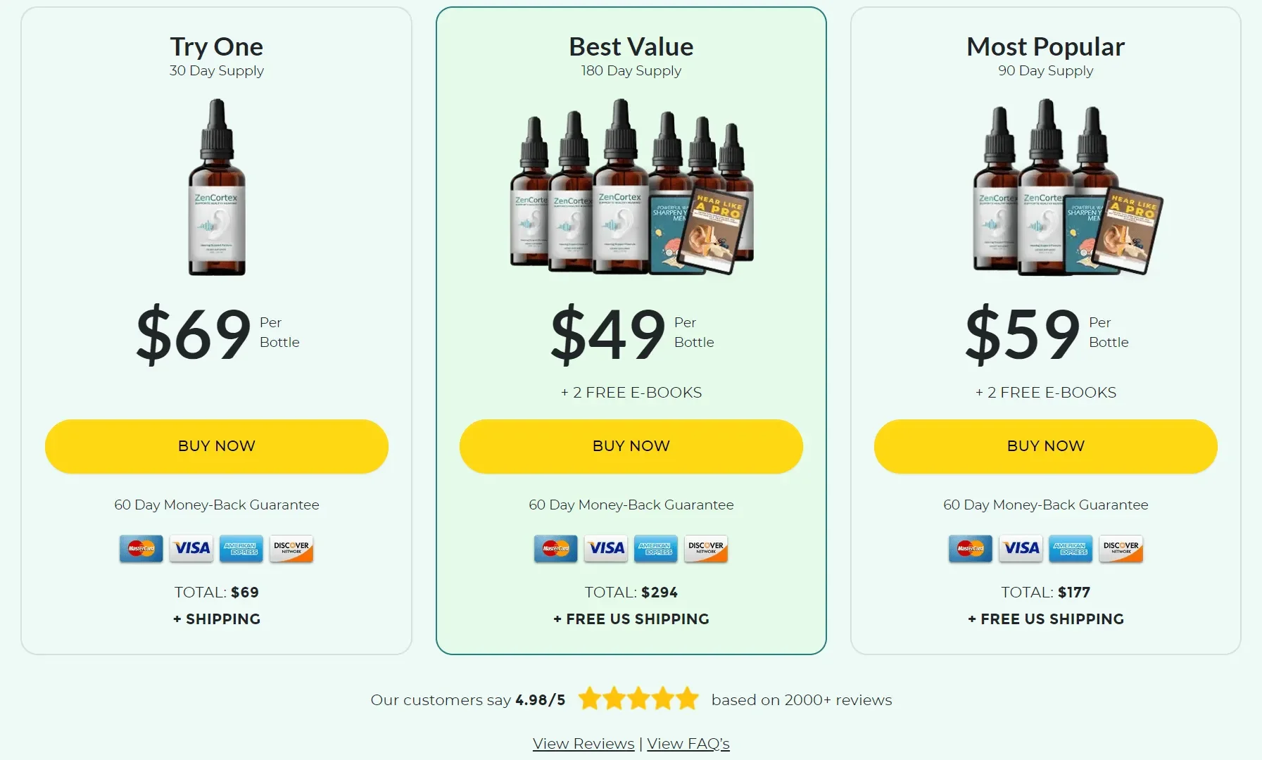 ZenCortex - pricing